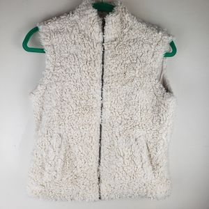 Boden Fuzzy Zippered Vest